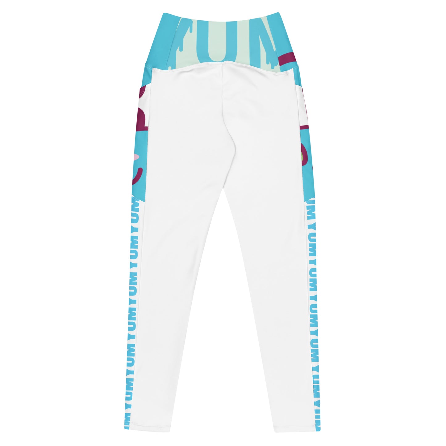 Blue Raspberry Crossover Leggings